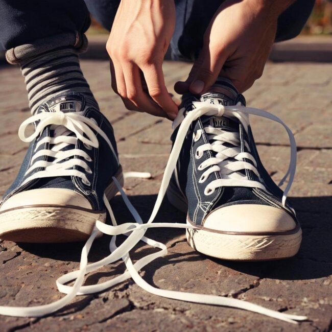 Bezpieczne techniki zawiązywania sznurówek butów