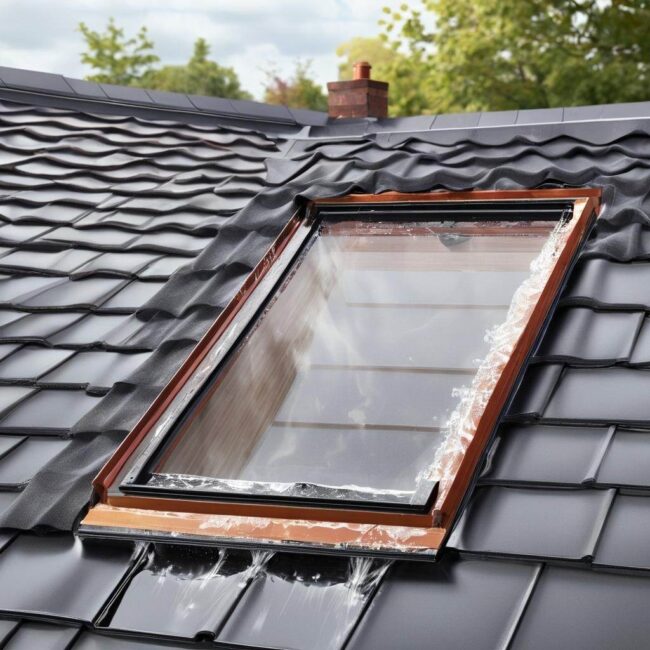 Czyszczenie okna dachowego bezpiecznie