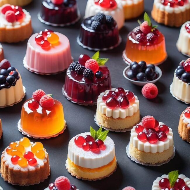 Galaretka jako baza dla mini deserów