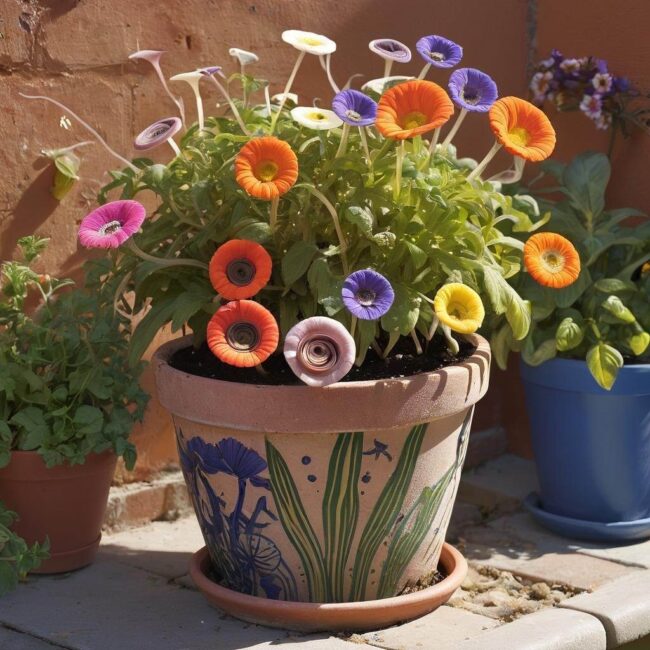 Glisty a system korzeniowy roślin doniczkowych