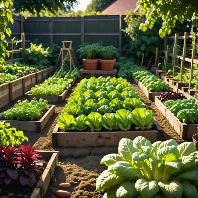 Granice między ogrodem a warzywniakiem