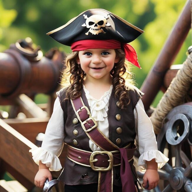 Jak dodać elementy blasku do stroju pirackiego