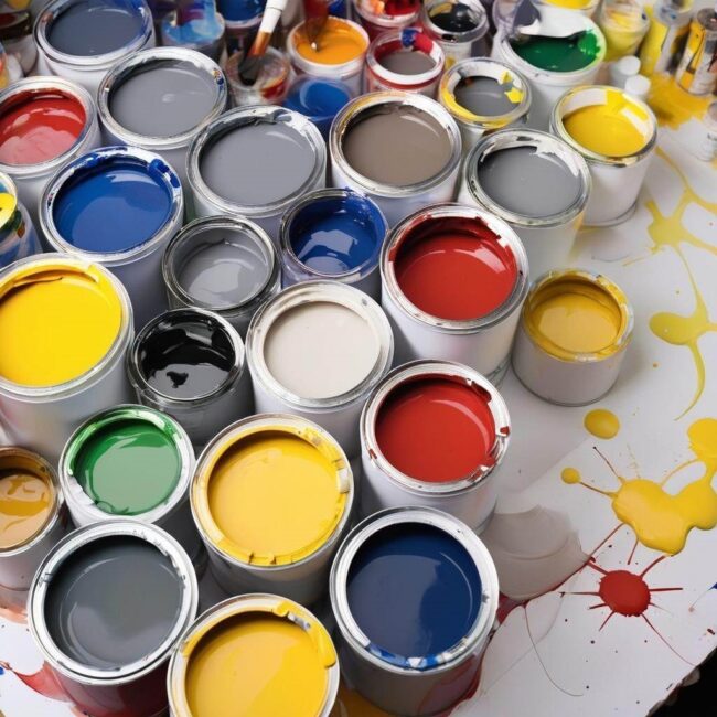 Jakie farby do uzyskania żółtego w stylu vintage