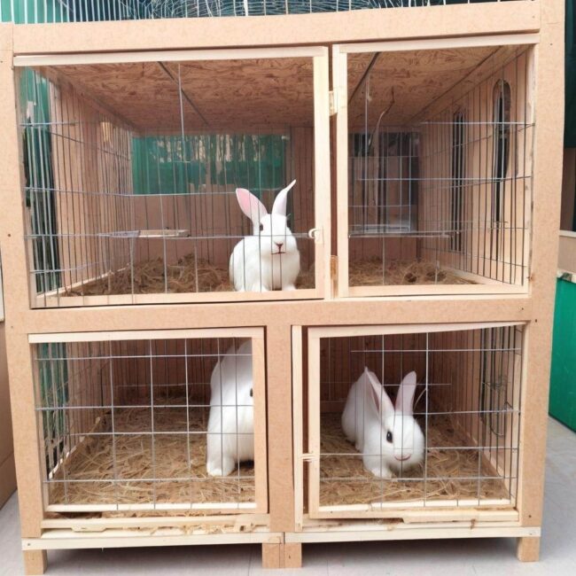 Klatka dla królików z osb na wymiar