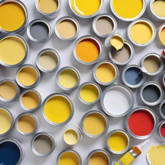 Kolorowa paleta dla żółtego