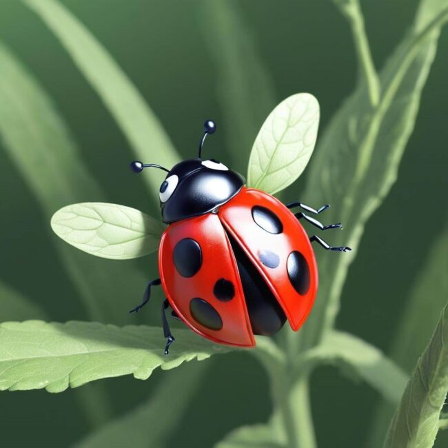 Kolorowe skrzydła biedronki DIY