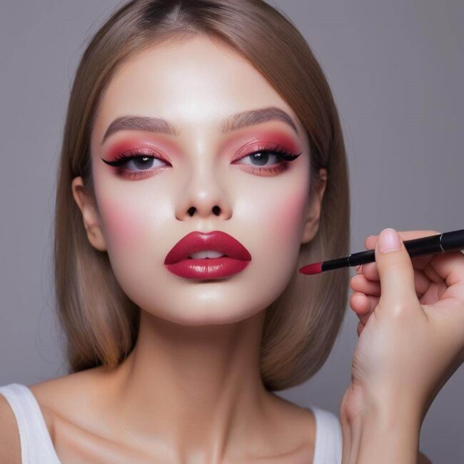 Konturowanie ust dla wizualnego powiększenia