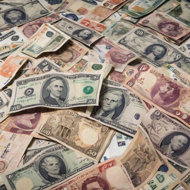 Kursy wymiany dla waluty z najwyższym nominalem