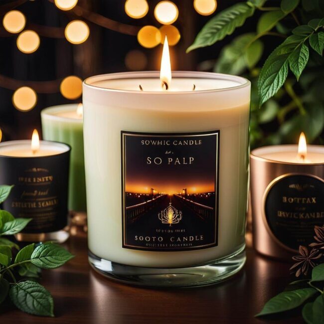 Luksusowe opakowania dla świec ekologicznych