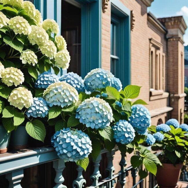 Najlepsze stanowisko dla hortensji na balkonie