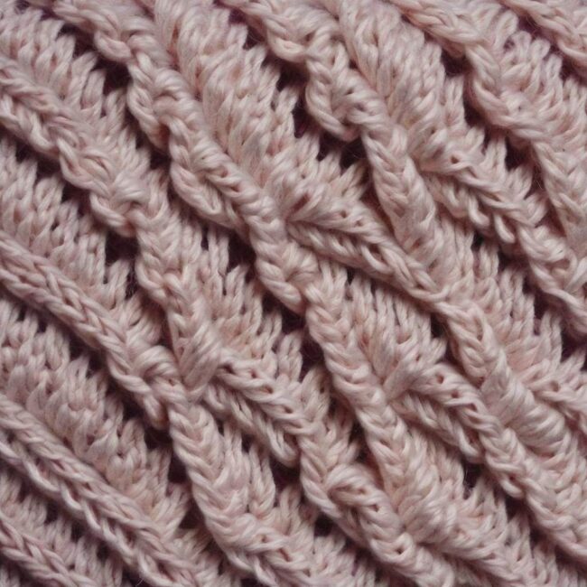 Oczka do wyciągania na drutach