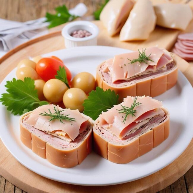 Przekąska na zimno z drobiu