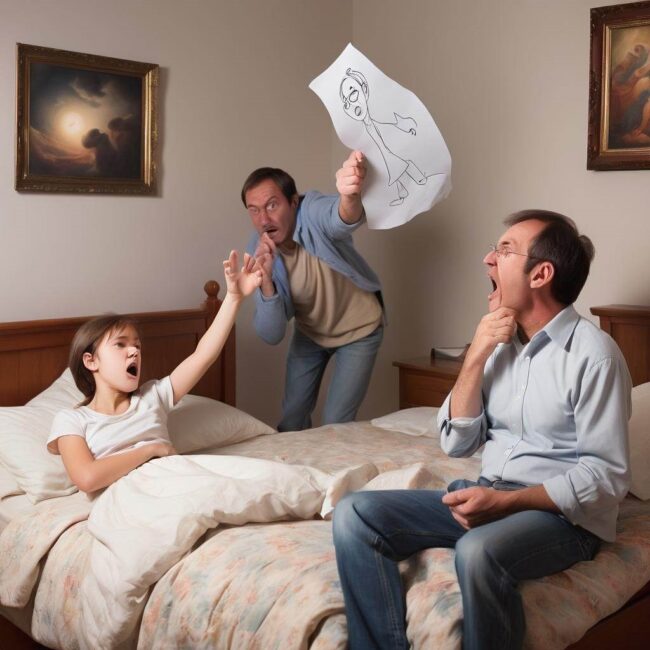 Rodzinne spięcia sennik