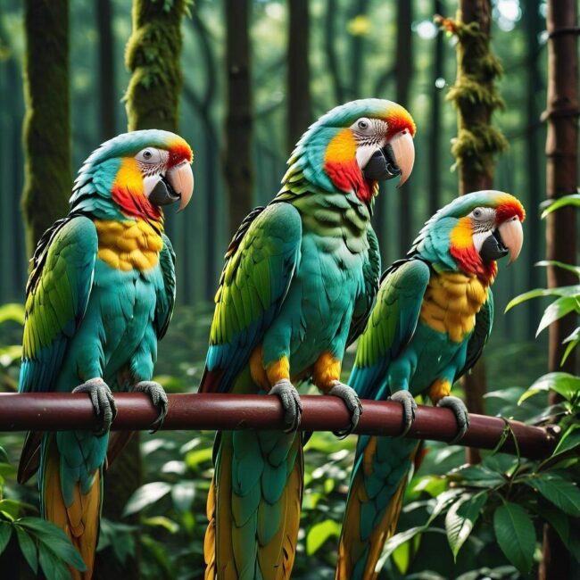 Różnorodność gatunków papug w Polsce