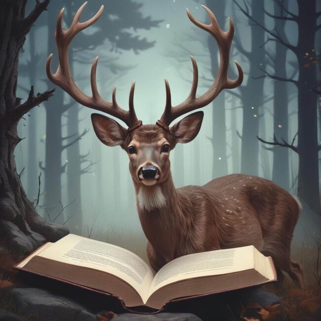 Sennik zwierzęta z porożem