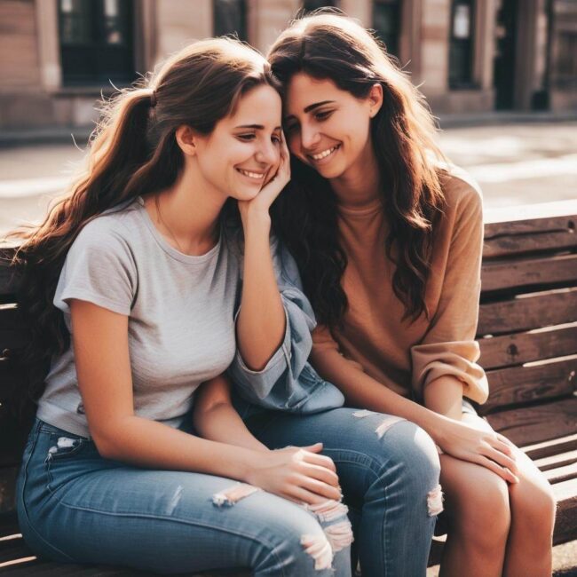 Wsparcie przyjaciółki po bolesnym zerwaniu